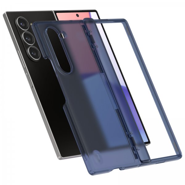 Spigen Samsung Galaxy Z Fold 6 Deksel Ultra Hybrid Pro Frost Navy Blue
