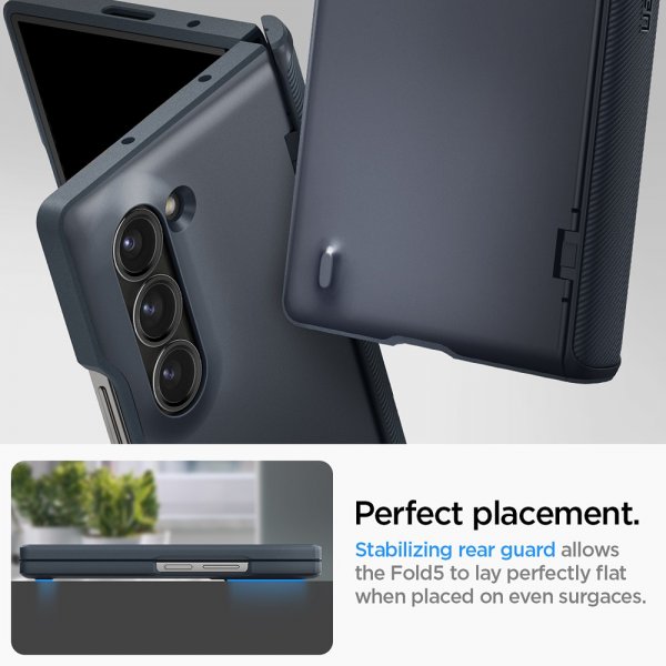 Spigen Samsung Galaxy Z Fold 6 Deksel Slim Armor Pro Metal Slate