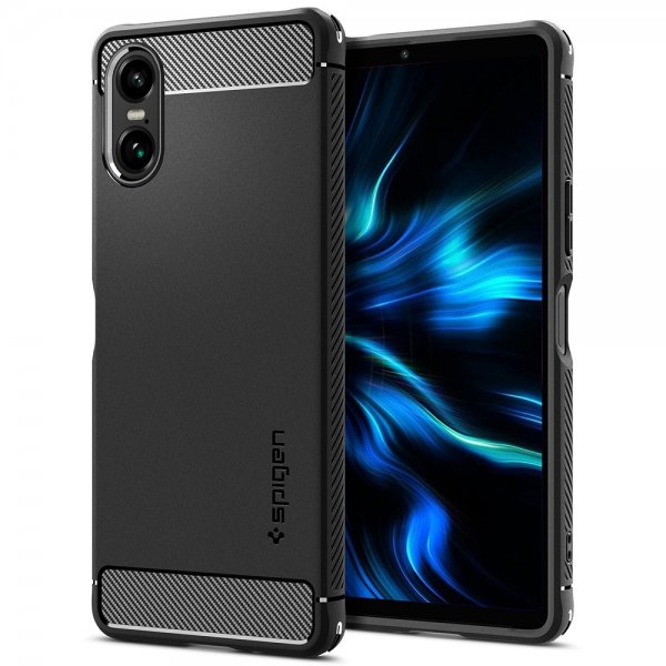 Spigen Sony Xperia 10 VI Deksel Rugged Armor Matte Black