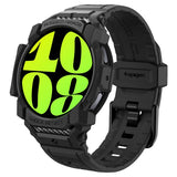 Spigen Samsung Galaxy Watch 7 40mm Armbånd og Deksel Rugged Armor Pro Matte Black