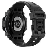 Spigen Samsung Galaxy Watch 7 40mm Armbånd og Deksel Rugged Armor Pro Matte Black
