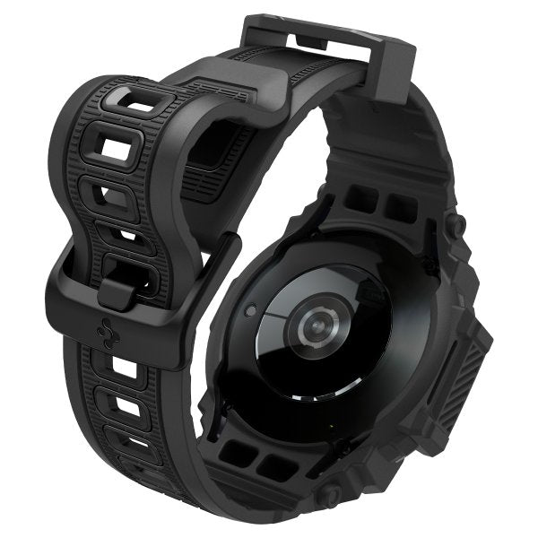 Spigen Samsung Galaxy Watch 7 40mm Armbånd og Deksel Rugged Armor Pro Matte Black