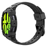 Spigen Samsung Galaxy Watch 7 40mm Armbånd og Deksel Rugged Armor Pro Matte Black