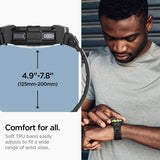 Spigen Samsung Galaxy Watch 7 40mm Armbånd og Deksel Rugged Armor Pro Matte Black