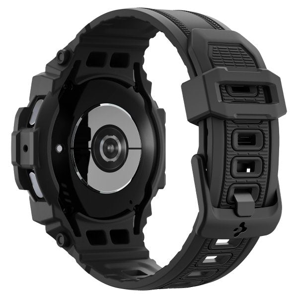 Spigen Samsung Galaxy Watch 7 44mm Armbånd og Deksel Rugged Armor Pro Matte Black