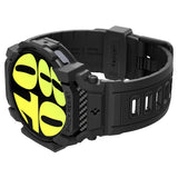 Spigen Samsung Galaxy Watch 7 44mm Armbånd og Deksel Rugged Armor Pro Matte Black
