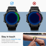 Spigen Samsung Galaxy Watch 7 44mm Armbånd og Deksel Rugged Armor Pro Matte Black