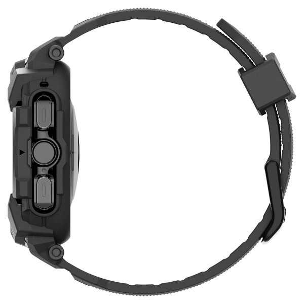 Spigen Samsung Galaxy Watch Ultra Armbånd og Deksel Rugged Armor Pro Matte Black