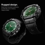 Spigen Samsung Galaxy Watch Ultra Armbånd og Deksel Rugged Armor Pro Matte Black