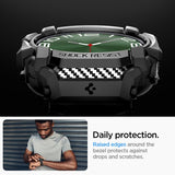 Spigen Samsung Galaxy Watch Ultra Armbånd og Deksel Rugged Armor Pro Matte Black