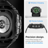 Spigen Samsung Galaxy Watch Ultra Armbånd og Deksel Rugged Armor Pro Matte Black