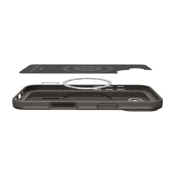 Spigen iPhone 17 Deksel Thin Fit MagFit Gunmetal
