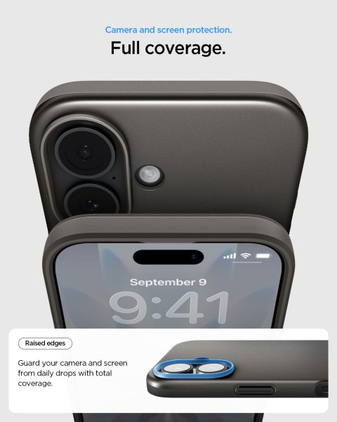 Spigen iPhone 17 Deksel Thin Fit MagFit Gunmetal