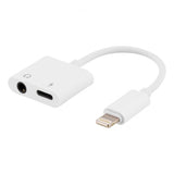 Deltaco Adapter Lightning 3.5mm Hvit