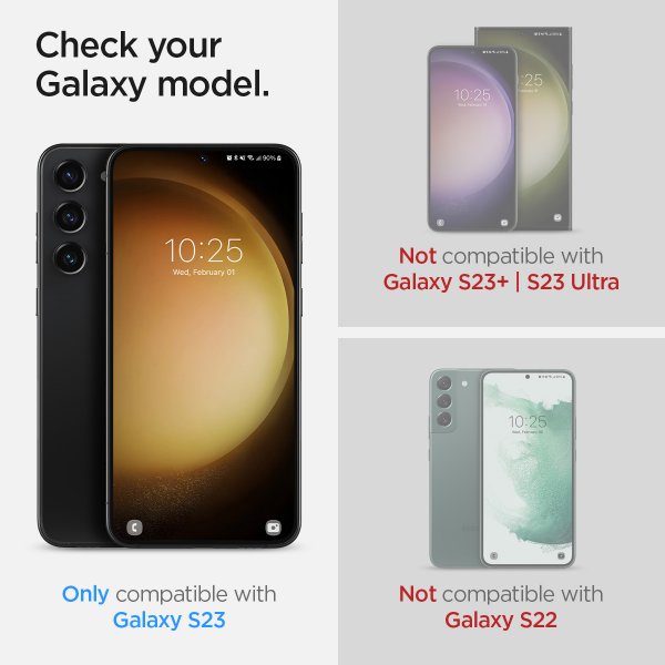 Spigen Samsung Galaxy S23 Skjermbeskytter Neo Flex 2-pakning