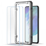 Spigen Samsung Galaxy S21 FE Skjermbeskytter GLAS.tR ALIGNmaster 2-pack