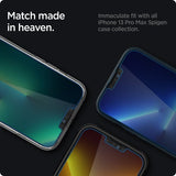 Spigen iPhone 13 Pro Max/iPhone 14 Plus Skjermbeskytter GLAS.tR EZ Fit Privacy 2-pack