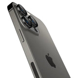 Spigen iPhone 14/15/16/17 Pro & Pro Max Kamerabeskytter GLAS.tR EZ Fit Optik Pro 2-pakning Svart