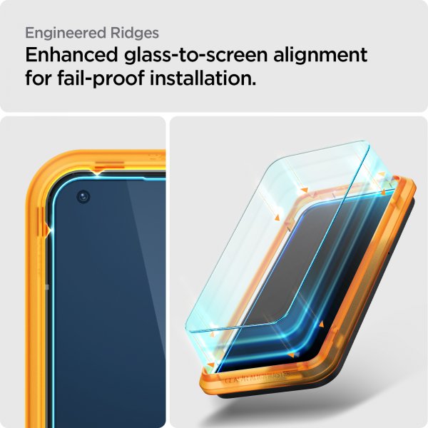 Spigen Nothing Phone (1) Skjermbeskytter GLAS.tR ALIGNmaster 2-pakning