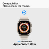Spigen Apple Watch Ultra Skjermbeskytter GLAS.tR EZ Fit 2-pakning