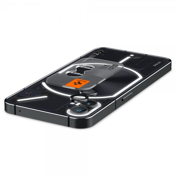 Spigen Nothing Phone (1) Kamerabeskytter GLAS.tR EZ Fit Optik Pro 2-pakning Svart