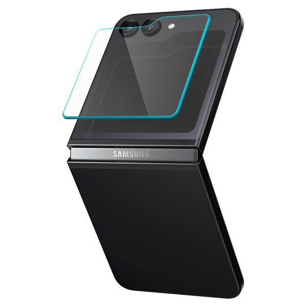 Spigen Samsung Galaxy Z Flip 5 Skjermbeskytter GLAS.tR EZ Fit 2-pakning