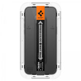 Spigen iPhone 15 Plus Skjermbeskytter GLAS.tR EZ Fit FC Svart 2-pakning