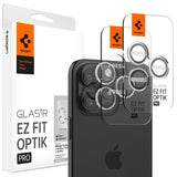 Spigen iPhone 14/15/16/17 Pro & Pro Max Kamerabeskytter GLAS.tR EZ Fit Optik Pro 2-pakning Crystal Clear