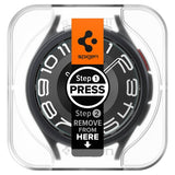 Spigen Samsung Galaxy Watch 6 Classic 43mm Skjermbeskytter GLAS.tR EZ Fit 2-pakning