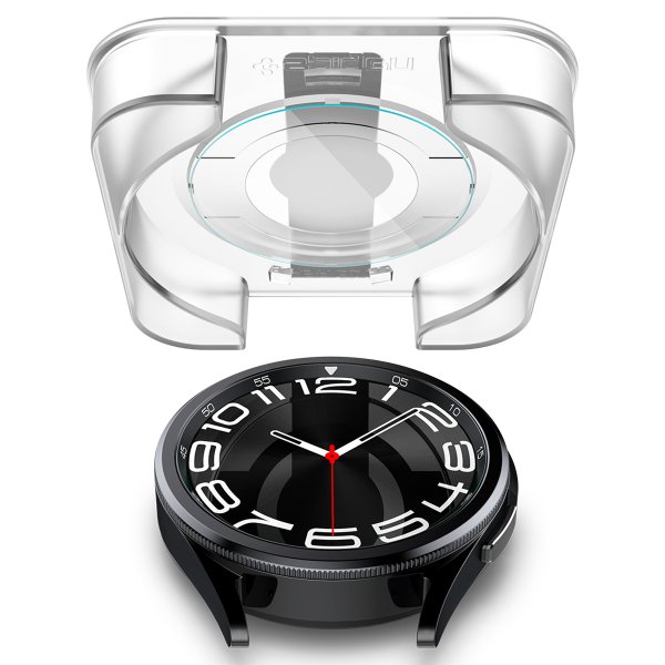 Spigen Samsung Galaxy Watch 6 Classic 43mm Skjermbeskytter GLAS.tR EZ Fit 2-pakning