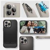 Spigen iPhone 15 Pro/iPhone 15 Pro Max Kamerabeskytter GLAS.tR EZ Fit Optik Pro 2-pakning Natural Titanium