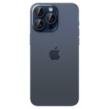Spigen iPhone 15 Pro/iPhone 15 Pro Max Kamerabeskytter GLAS.tR EZ Fit Optik Pro 2-pakning Blue Titanium