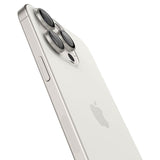 Spigen iPhone 15 Pro/iPhone 15 Pro Max Kamerabeskytter GLAS.tR EZ Fit Optik Pro 2-pakning White Titanium