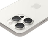 Spigen iPhone 15 Pro/iPhone 15 Pro Max Kamerabeskytter GLAS.tR EZ Fit Optik Pro 2-pakning White Titanium