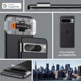 Spigen Google Pixel 8 Pro Kamerabeskytter Glas.tR EZ Fit Optik Crystal Clear 2-pakning