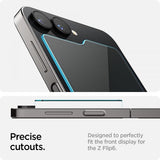 Spigen Samsung Galaxy Z Flip 6/Flip 7 FE Skjermbeskytter GLAS.tR EZ Fit 2-pakning