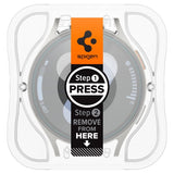 Spigen Samsung Galaxy Watch 7 44mm Skjermbeskytter GLAS.tR EZ Fit 2-pakning