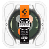 Spigen Samsung Galaxy Watch 7 40mm Skjermbeskytter GLAS.tR EZ Fit 2-pakning