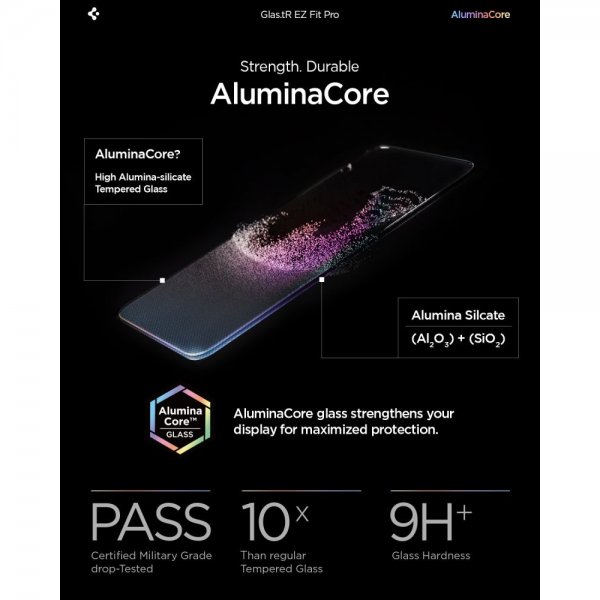 Spigen Sony Xperia 10 VII Skjermbeskytter GLAS.tR EZ Fit Pro 2-pakning