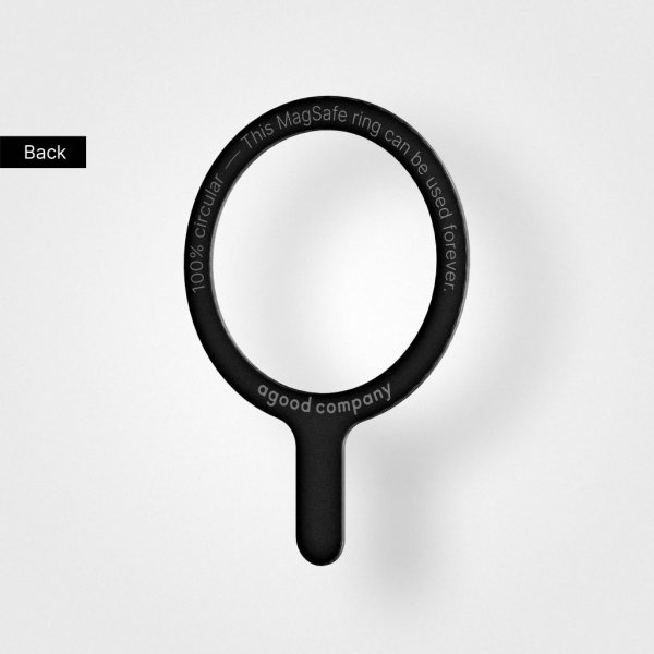 agood company Avtakbar MagSafe-ring Svart