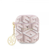 Guess AirPods 1/2 Deksel G Cube Rosa