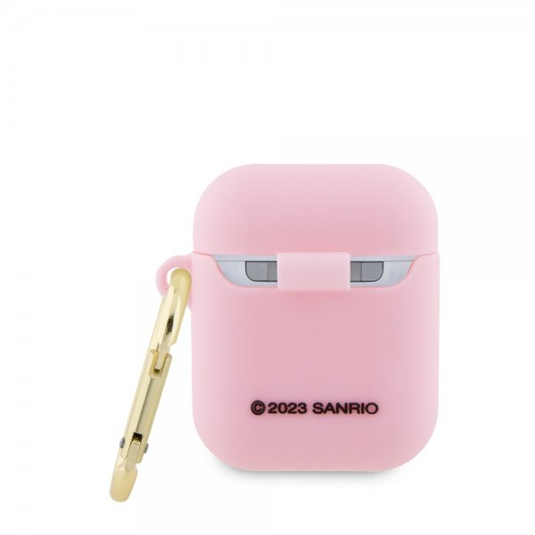Hello Kitty AirPods 1/2 Deksel Liquid Silicone Rosa