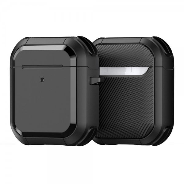 Dux Ducis AirPods 1/2 Deksel PECA Series Svart