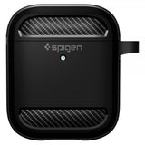 Spigen AirPods 1/2 Deksel Rugged Armor Svart