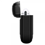 Spigen AirPods 1/2 Deksel Rugged Armor Svart