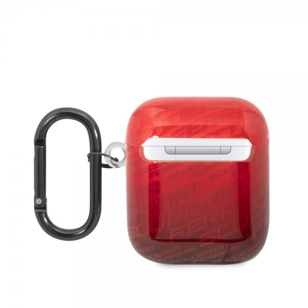 Ferrari AirPods 1/2 Deksel Scuderia Rød