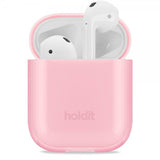 holdit AirPods 1/2 Deksel Seethru Bright Pink