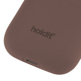 holdit AirPods (1/2) Deksel Silikon Nygård Dark Brown
