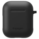 Spigen AirPods 1/2 Deksel Silicone Case Svart