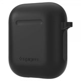Spigen AirPods 1/2 Deksel Silicone Case Svart